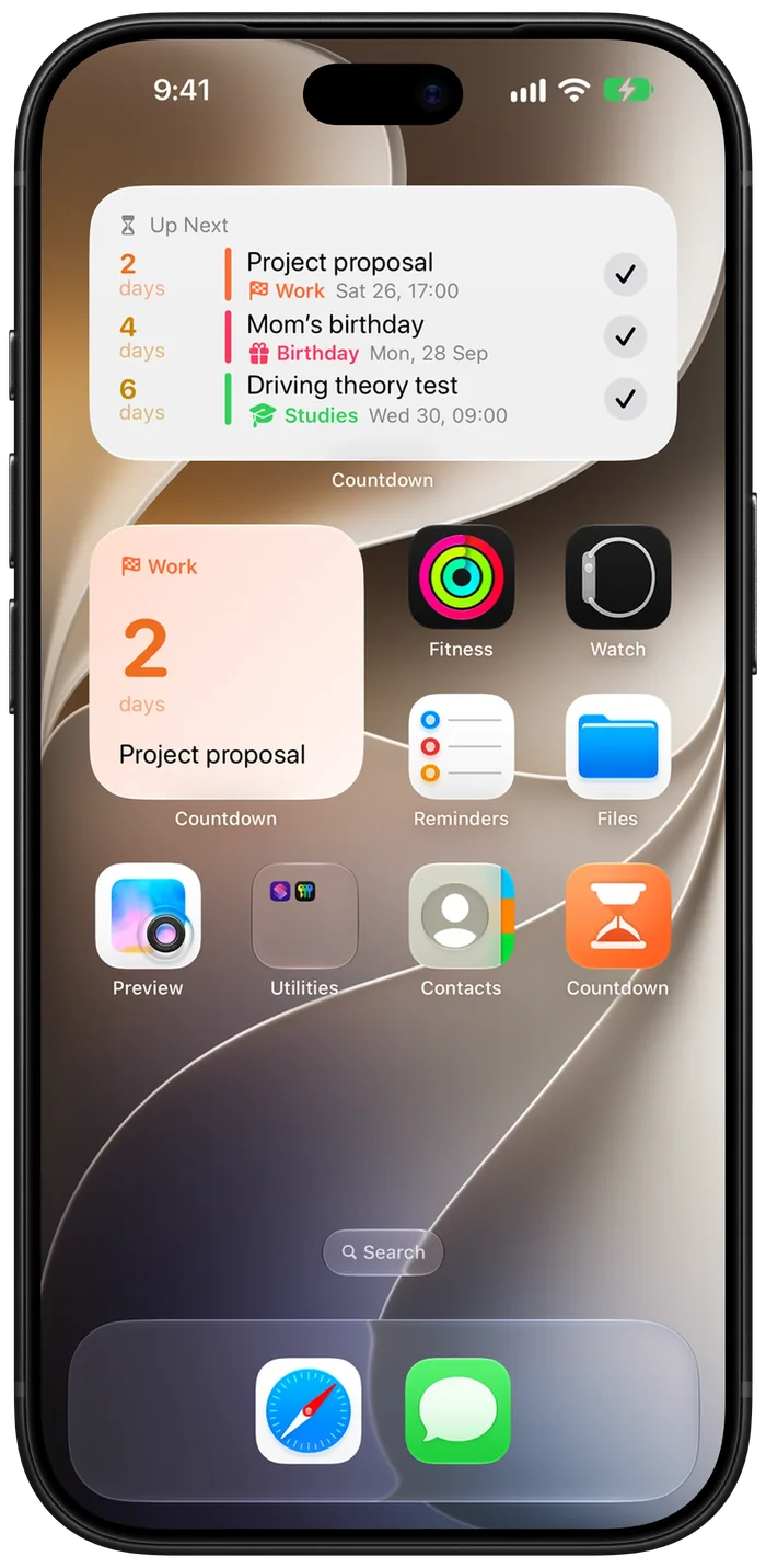 Home Screen widgets